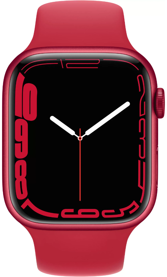 Смарт-часы Apple Watch Series 7 GPS 41 мм, красный (США)